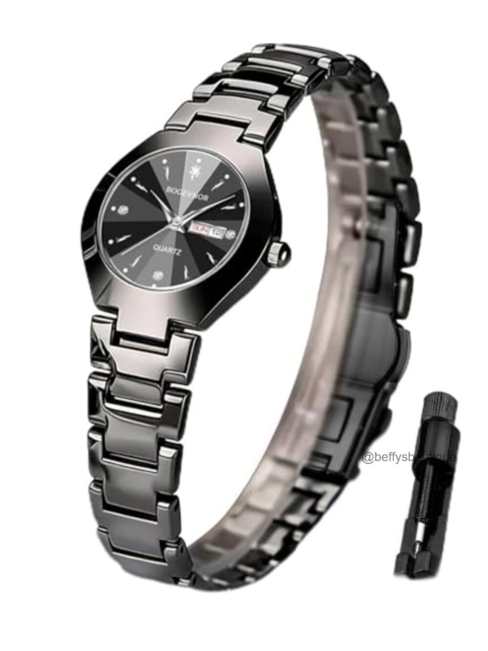 Women's Analog Quartz Dress Watch Dainty Minimalist Day Date Waterproof